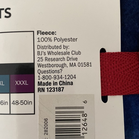 Berkley Jensen 2 piece Fleece Pajama Pants/pajama Bottoms. NWT. - Picture 7 of 9